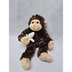 Gund Monkey Holding Banana MAMBO Plush & Beans 9" tall #31038